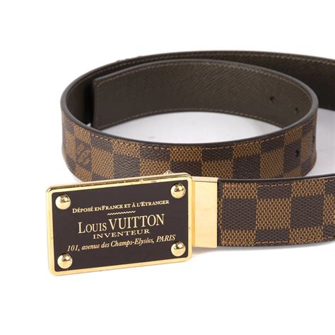 louis vuitton damier reversible belt|louis vuitton monogram belt.